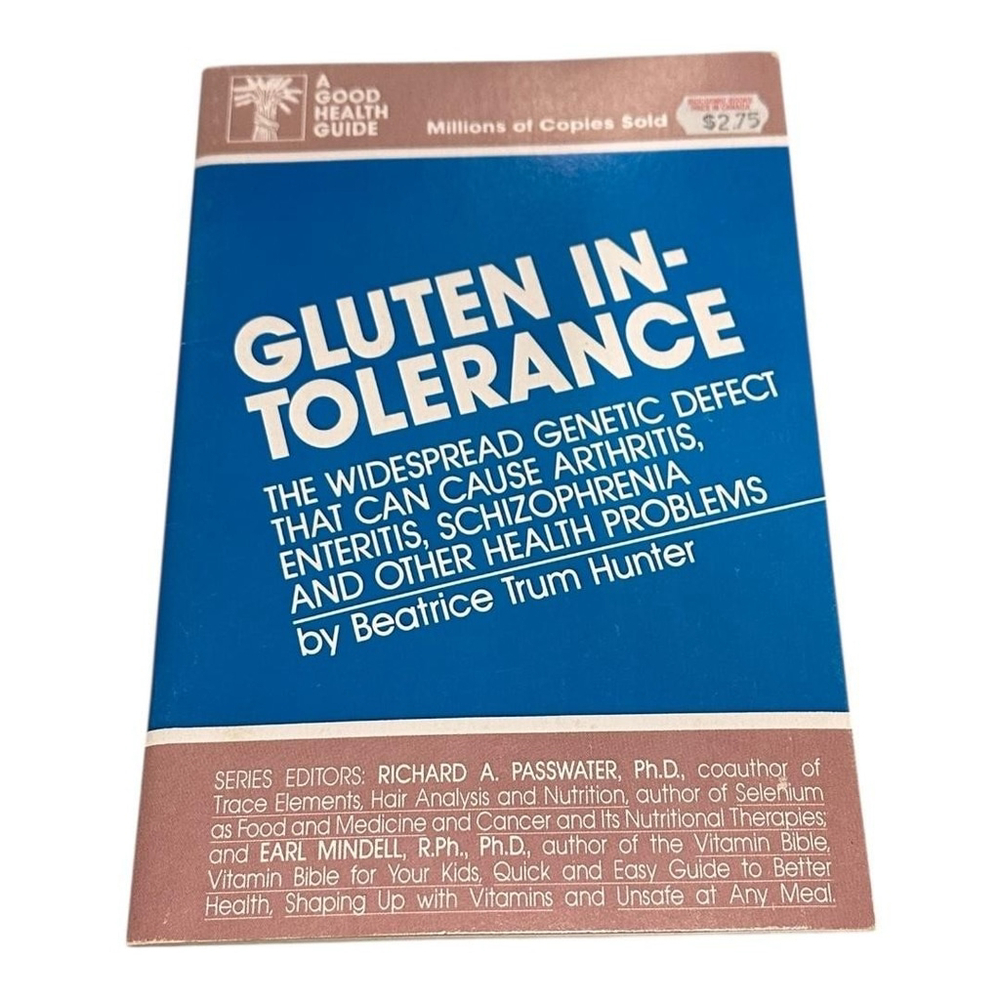 Vintage Gluten Intolerance Beatrice Trum Hunter Health Guide Book Softcover 1987